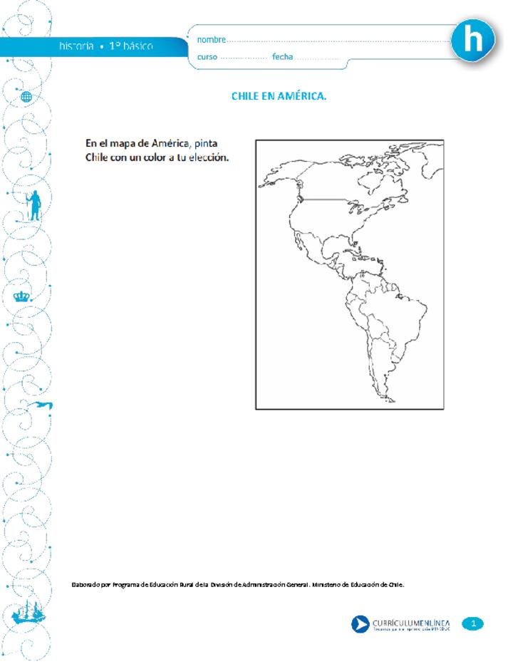 Mapa Politico De America Curriculum Nacional Mineduc Chile Images 7104