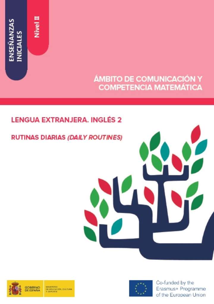 Enseñanzas iniciales. Nivel II. Ámbito de comunicación y competencia matemática. Lengua extranjera. Inglés 2. Rutinas diarias. Daily routines