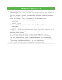 Evaluación Programas - CN08 OA05 - U1 - EXPERIMENTO SOBRE LA DIGESTIÓN