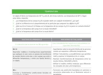 Evaluación Programas - CN08 OA11 - U3 - TEMPERATURA