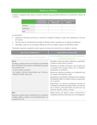 Evaluación Programas - CN08 OA12 - U4 - MODELOS ATÓMICOS