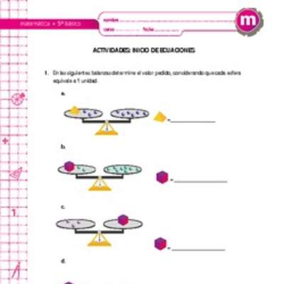 Inicio de ecuaciones