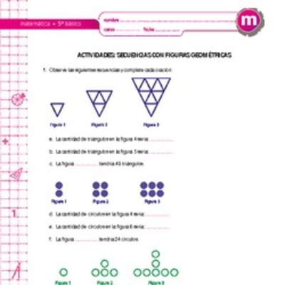 Secuencias con figuras geométricas