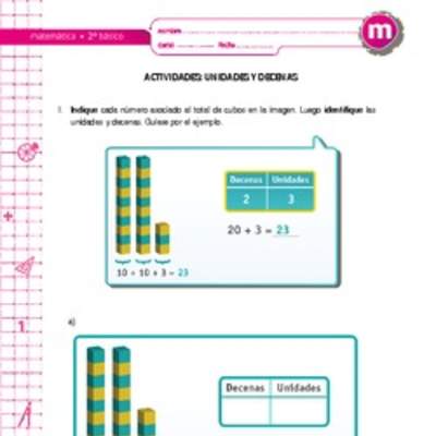 Unidades y decenas