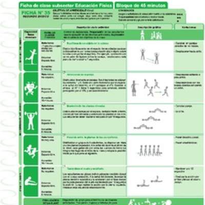 Ejercicio en entorno natural Ficha N° 35