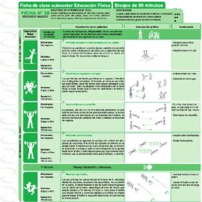 Ejercicio en entorno natural Ficha N° 38