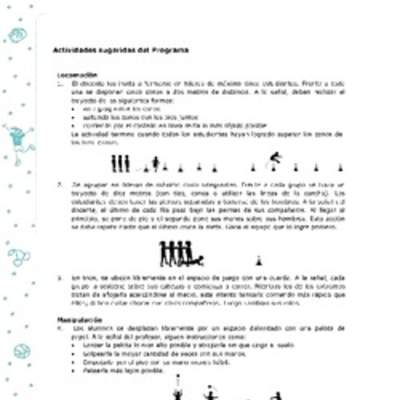 Actividades sugeridas Unidad 1