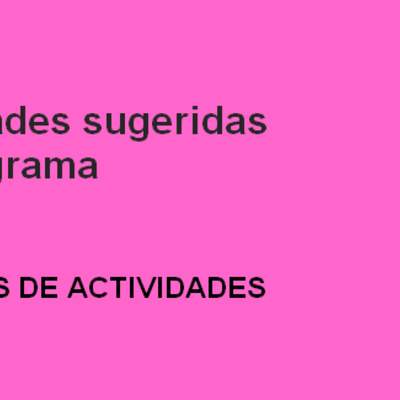 Actividades sugeridas Unidad 4