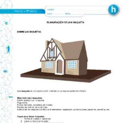 Elaboración de una maqueta