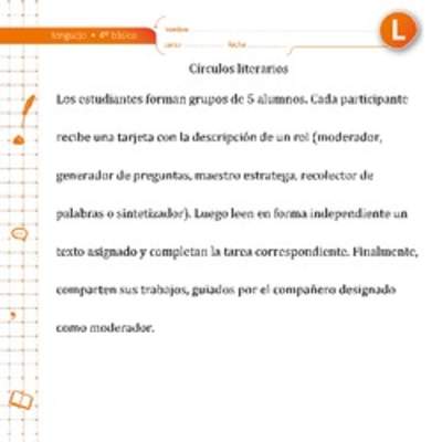 Círculos literarios