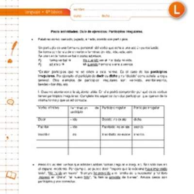 Participios irregulares