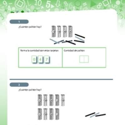 Resolución de problemas de adición, escritura y completar series