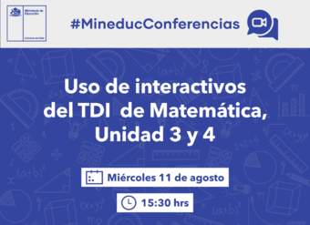 Conferencia: Uso de interactivos del TDI de Matemática