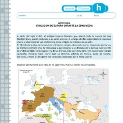 Evolución de Europa durante la Edad Media