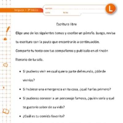 Escritura libre