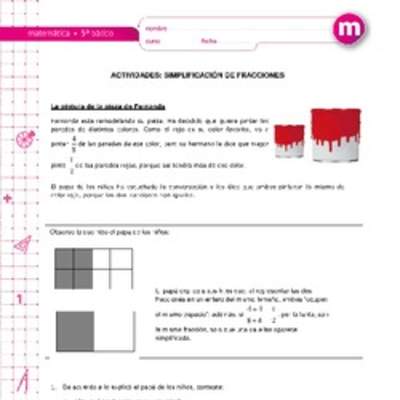 Simplificación de fracciones