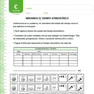 Midamos el tiempo atmosférico