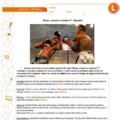 "Boxeo, ¿deporte o barbarie?": discusión