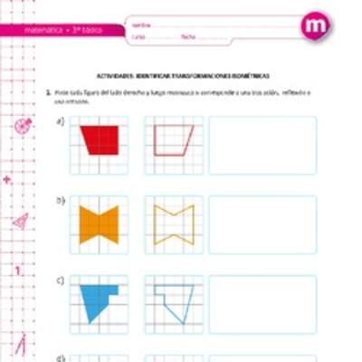 Identificar transformaciones