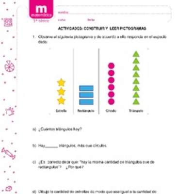 Construir y leer pictogramas