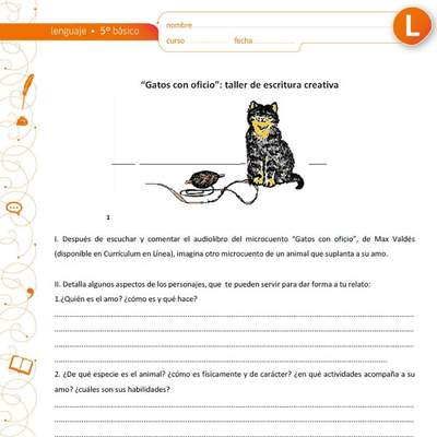 "Gatos con oficio": taller de escritura creativa