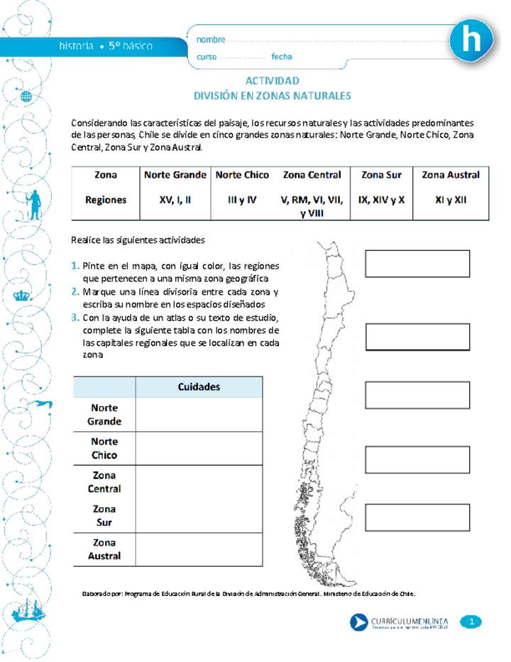 Get Mapa De Chile Con Sus Regiones Y Zonas PNG