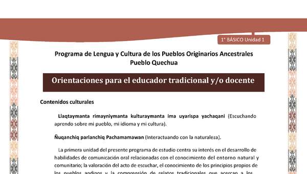 Orientaciones al docente - INTRODUCCIÓN