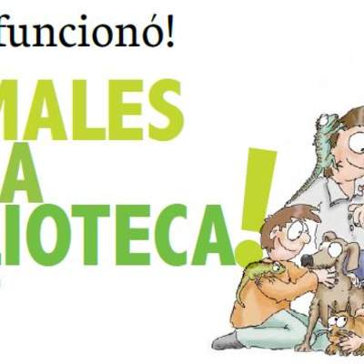 ¡Animales en la biblioteca!