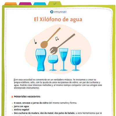 El xilófono de agua