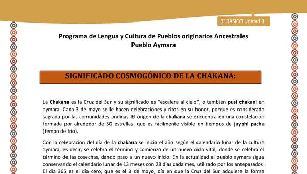 01-Orientaciones para el educador-LC03 U02-Significado cosmogónico de la chakana