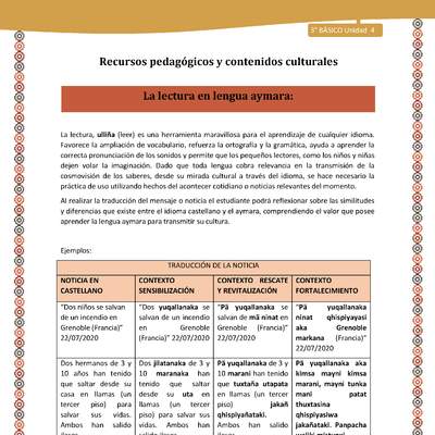 03-Orientaciones para el educador-LC03 U04-La lectura en lengua aymara