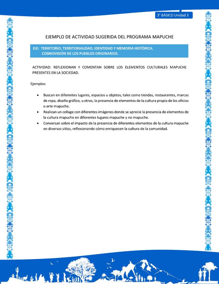 Reflexionan y comentan sobre los elementos culturales mapuche presentes en la sociedad