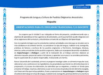 Orientaciones para el educador tradicional y/o docente