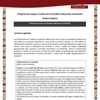 02-Orientaciones al docente - LC03 - DIA - U03 - Lecturas sugeridas