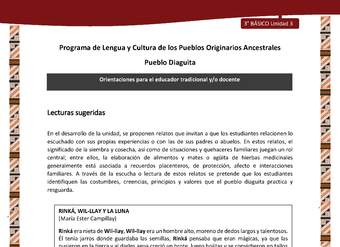 02-Orientaciones al docente - LC03 - DIA - U03 - Lecturas sugeridas