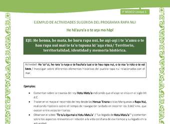 Investigan sobre diferentes elementos históricos del pueblo rapa nui relacionados con el mar