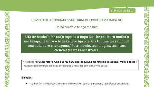 Indagan sobre diversas técnicas ancestrales vinculadas con el mar y la pesca