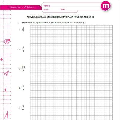 Fracciones propias, impropias y números mixtos (I)