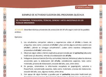 Describen técnicas ancestrales de producción del ch’uño según visión de los pueblos andinos