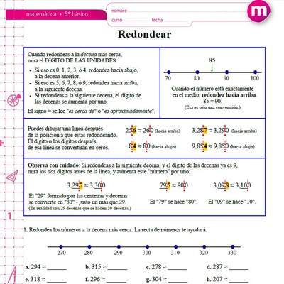 Redondear números a la decena más cercana