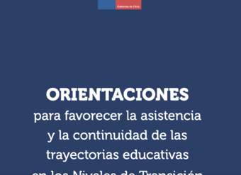  Orientaciones para favorecer la asistencia y continuidad de las trayectorias educativas en los Niveles de Transición Recursos