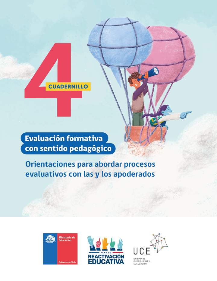 Cuadernillo 4: Orientaciones para abordar procesos evaluativos con las y los apoderados