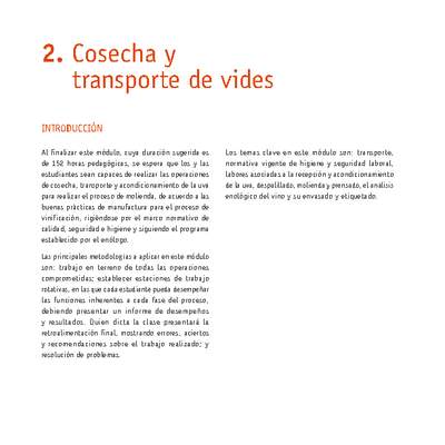 Módulo 02 - Cosecha y transporte de vides