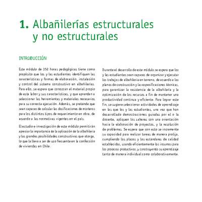 Módulo 01. Albañilerías estructurales y no estructurales