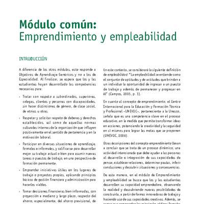 Módulo 00 - Emprendimiento y empleabilidad electricidad