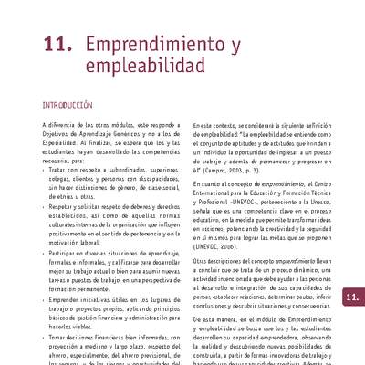 Módulo 00 - Emprendimiento y empleabilidad mecánica de mantenimiento de aeronaves