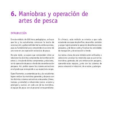 Módulo 06 - Maniobras y operación de artes de pesca