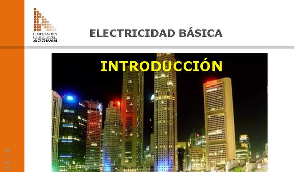 Presentación Concepto de electricidad, materiales conductores y aisladores de  la electricidad.