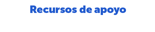 Recursos de apoyo para la reactivación educativa