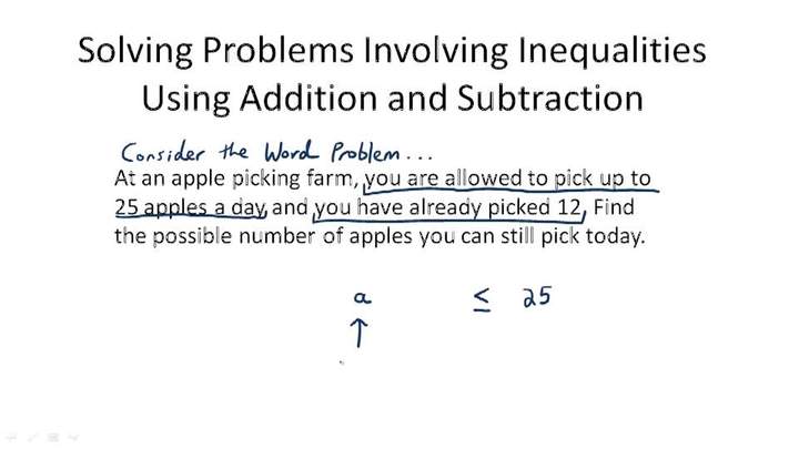 Solución de problemas relacionados con desigualdades mediante la suma y la resta: descripción general
